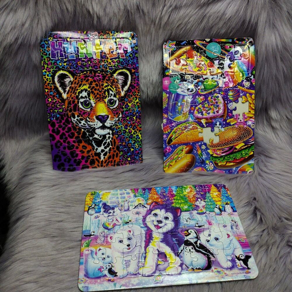 Lisa Frank Tikanni Husky Trifold Portfolio Storage Case Folder School Art 2022 - Picture 10 of 14